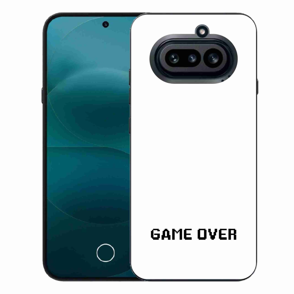 Zselés borító mmCase a Nothing Phone (4a) - játék fehér háttéren