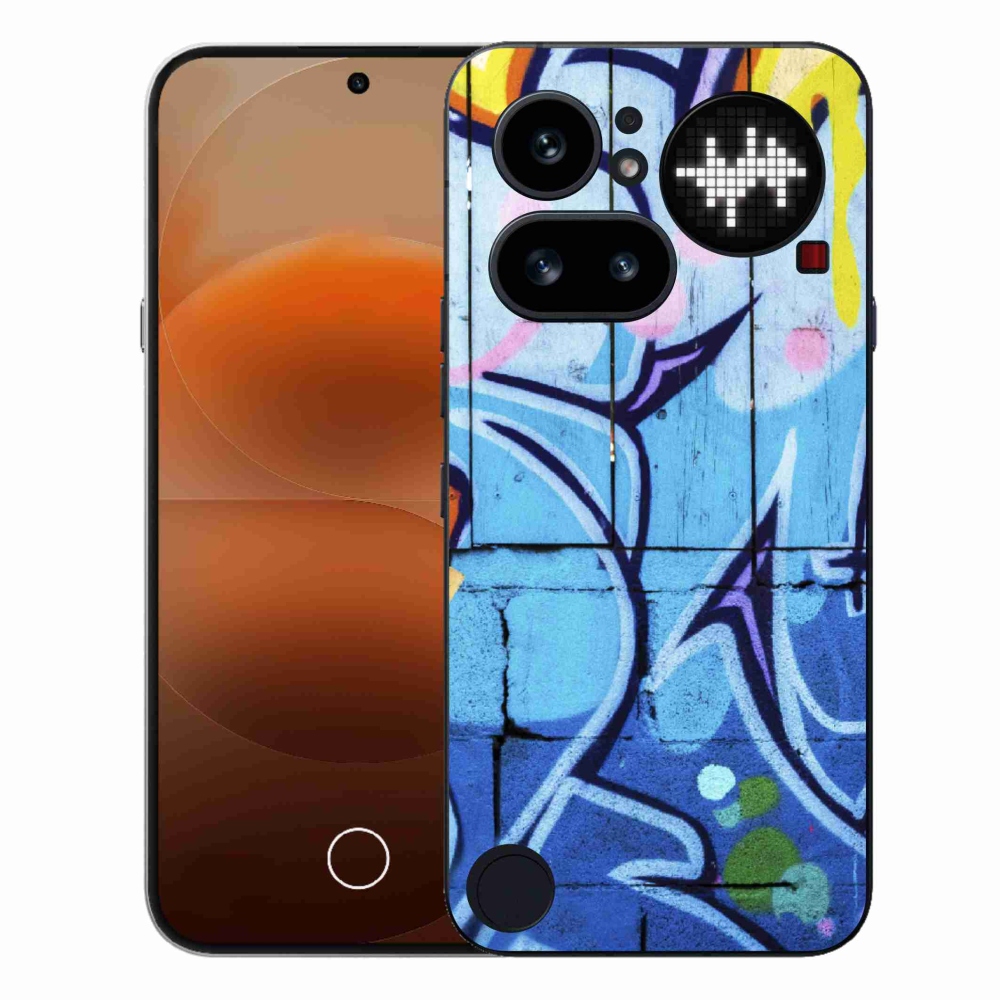 Zselés borítás mmCase a Nothing Phone (4a) készülékhez - graffiti