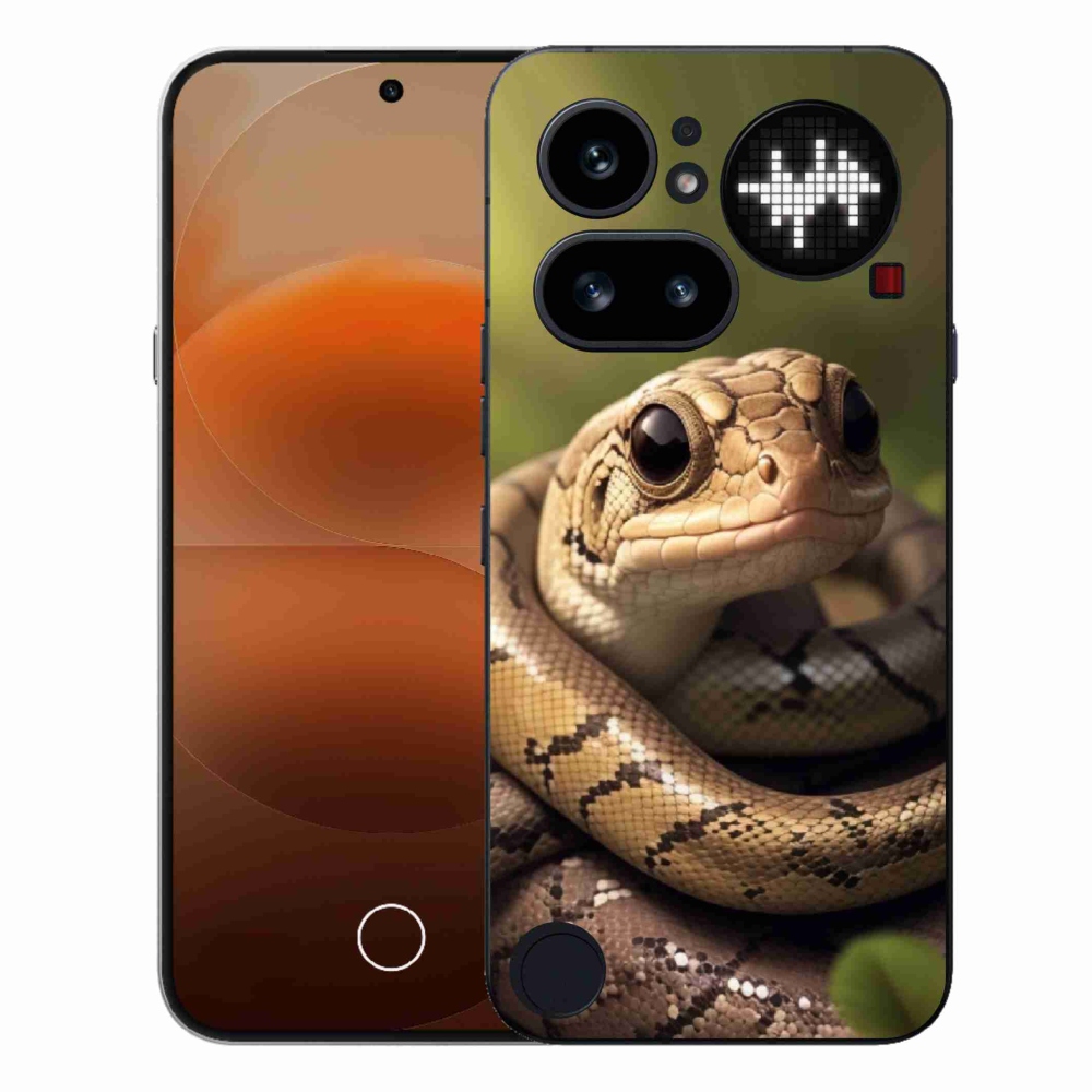 Zselés borítás mmCase a Nothing Phone-hoz (4a) - kígyó 1