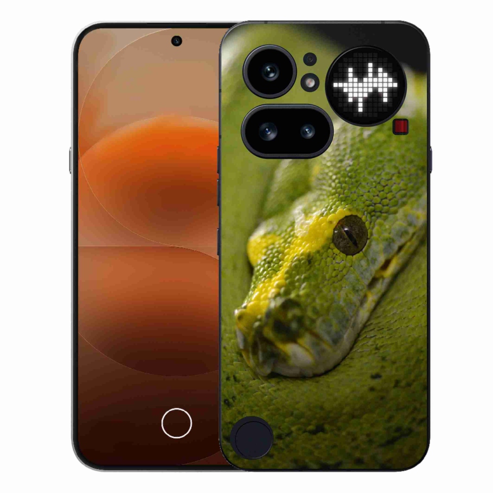 Zselés borítás mmCase a Nothing Phone (4a) - kígyó 2