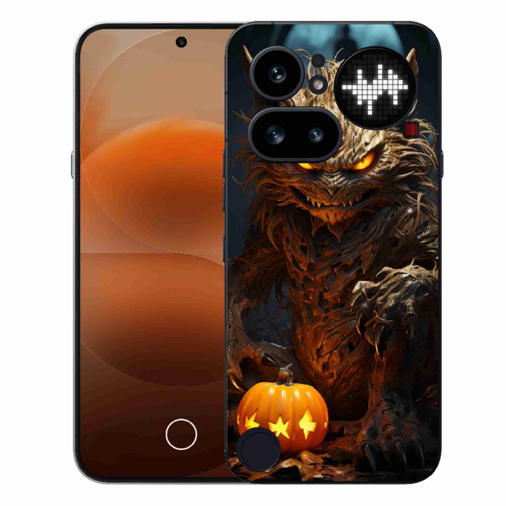 Zselés borítás mmCase a Nothing Phone (4a) - Halloween szörnyeteghez