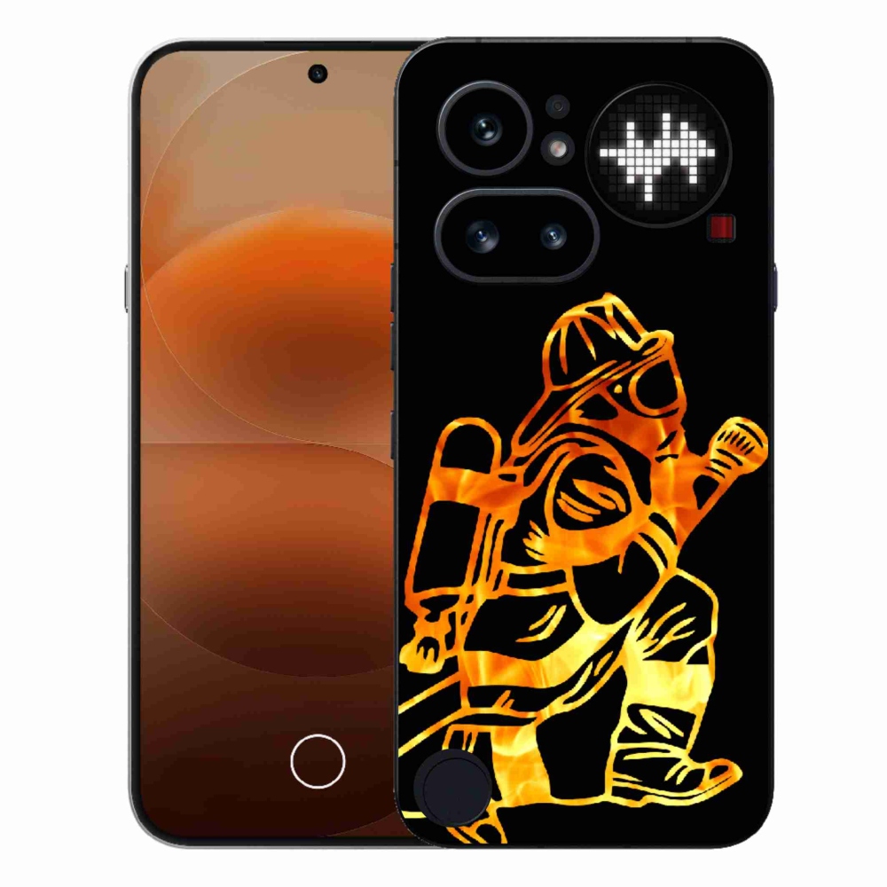 Gél borítás mmCase for Nothing Phone (4a) - tűzoltó 1