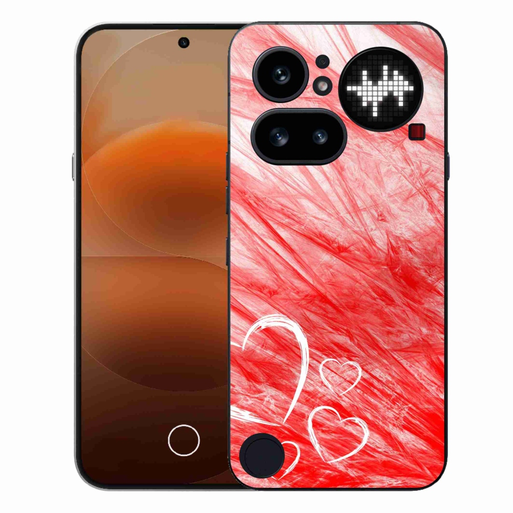 Zselés borítás mmCase a Nothing Phone (4a) számára - szív