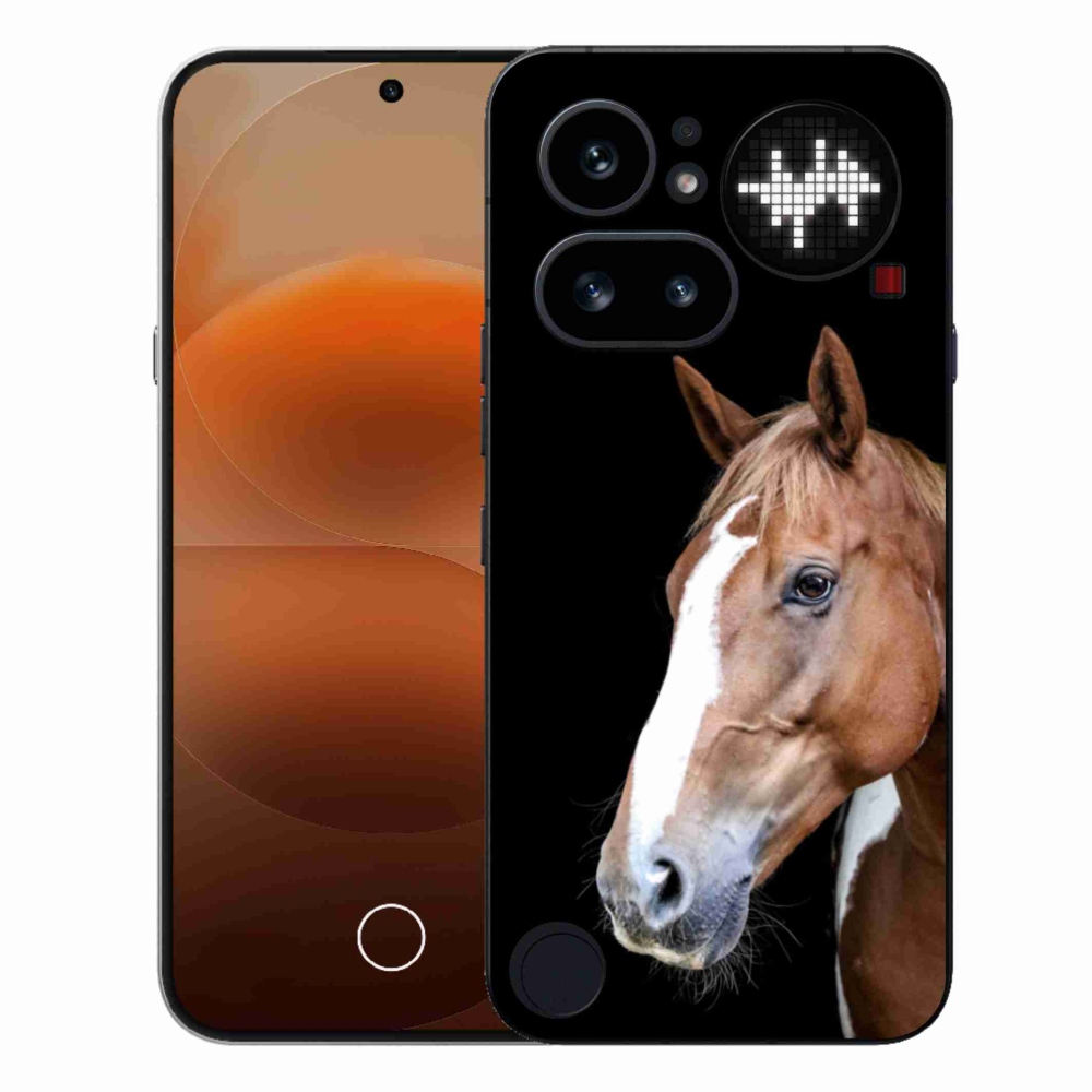 Zselés tok mmCase a Nothing Phone-hoz (4a) - barna ló 3