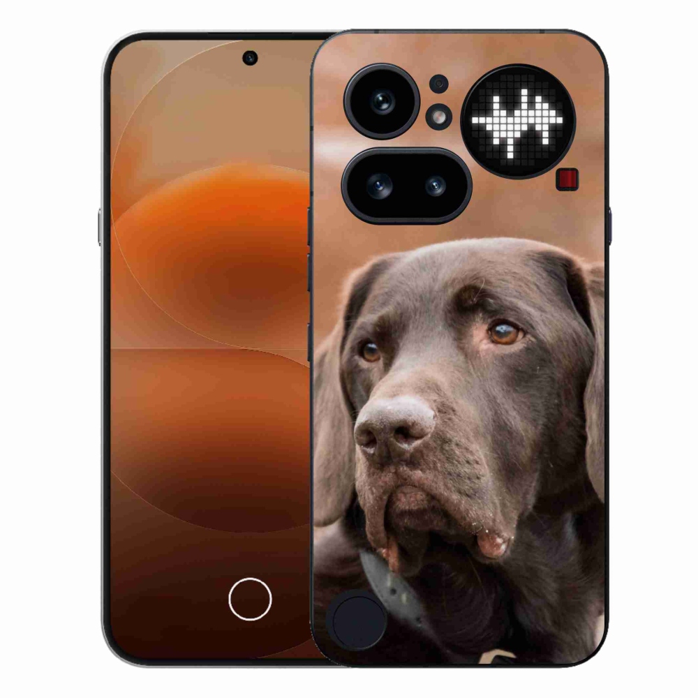 Zselés tok mmCase a Nothing Phone (4a) - barna labrador