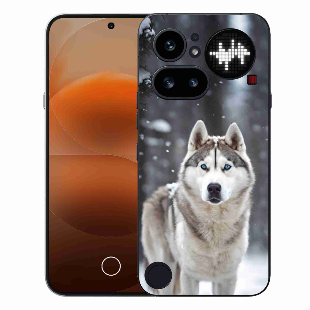 Zselés borítás mmCase a Nothing Phone (4a) - husky 2