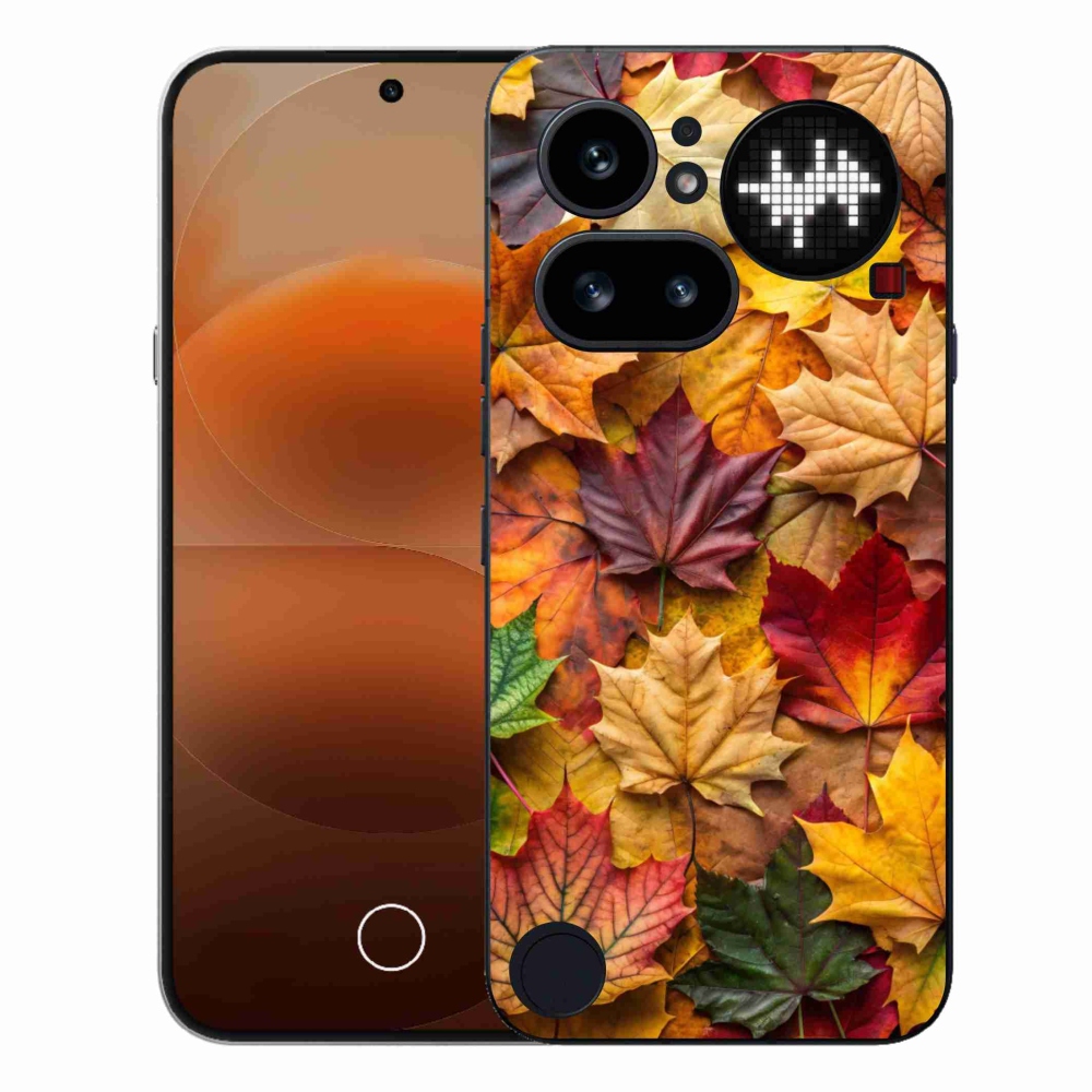Zselés borítás mmCase for Nothing Phone (4a) - juharlevelek 2
