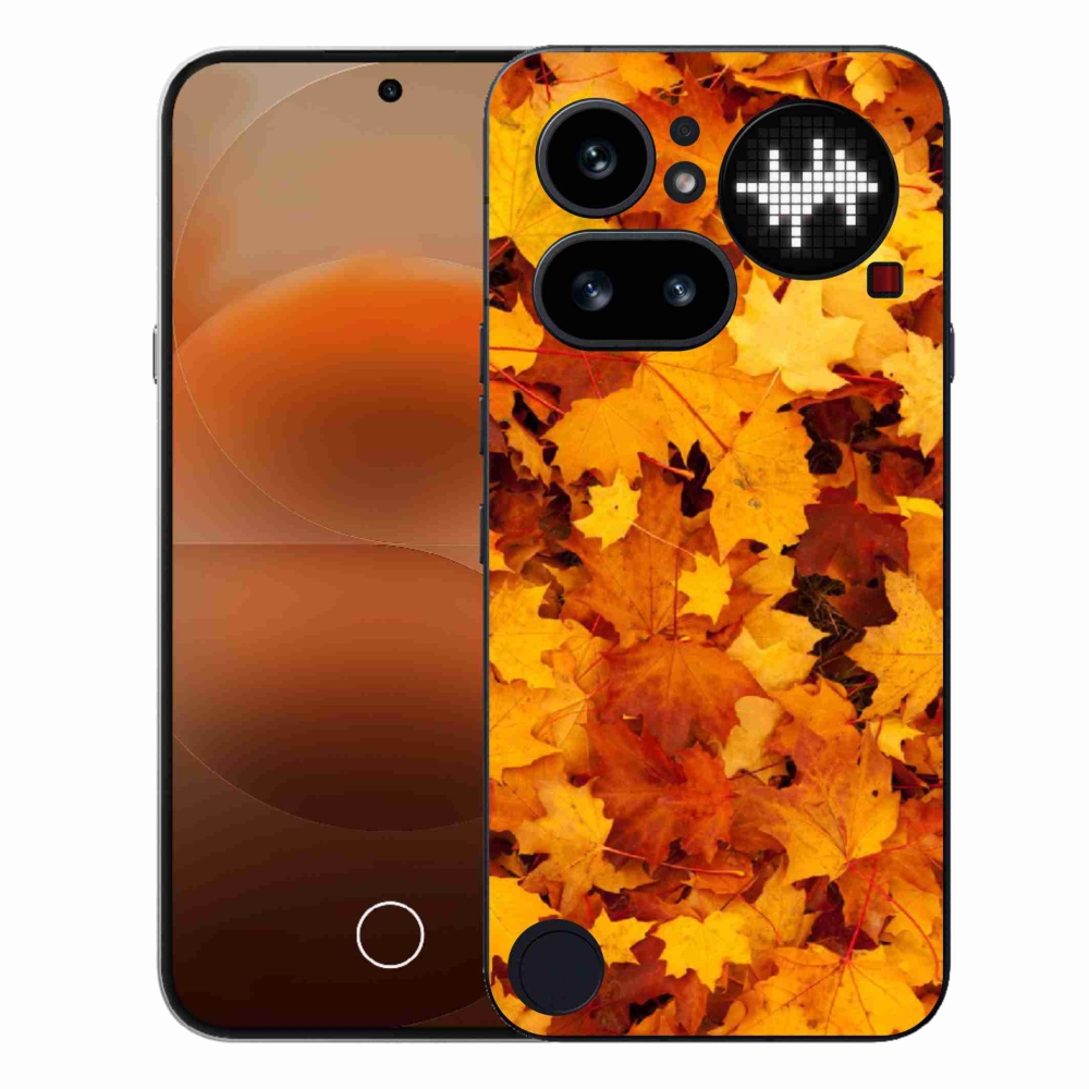 Zselés borító mmCase a Nothing Phone-hoz (4a) - juharlevelek