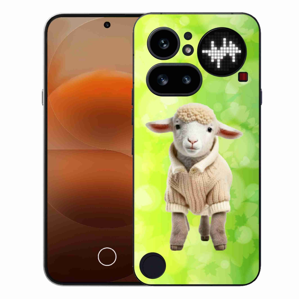 Zselés borítás mmCase a Nothing Phone (4a) - bárány pulóverben