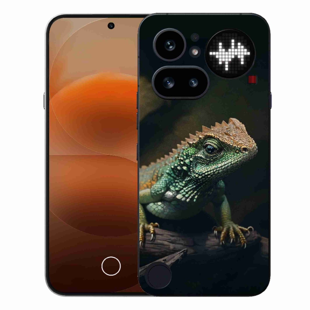 Zselés borítás mmCase a Nothing Phone (4a) készülékhez - lizard