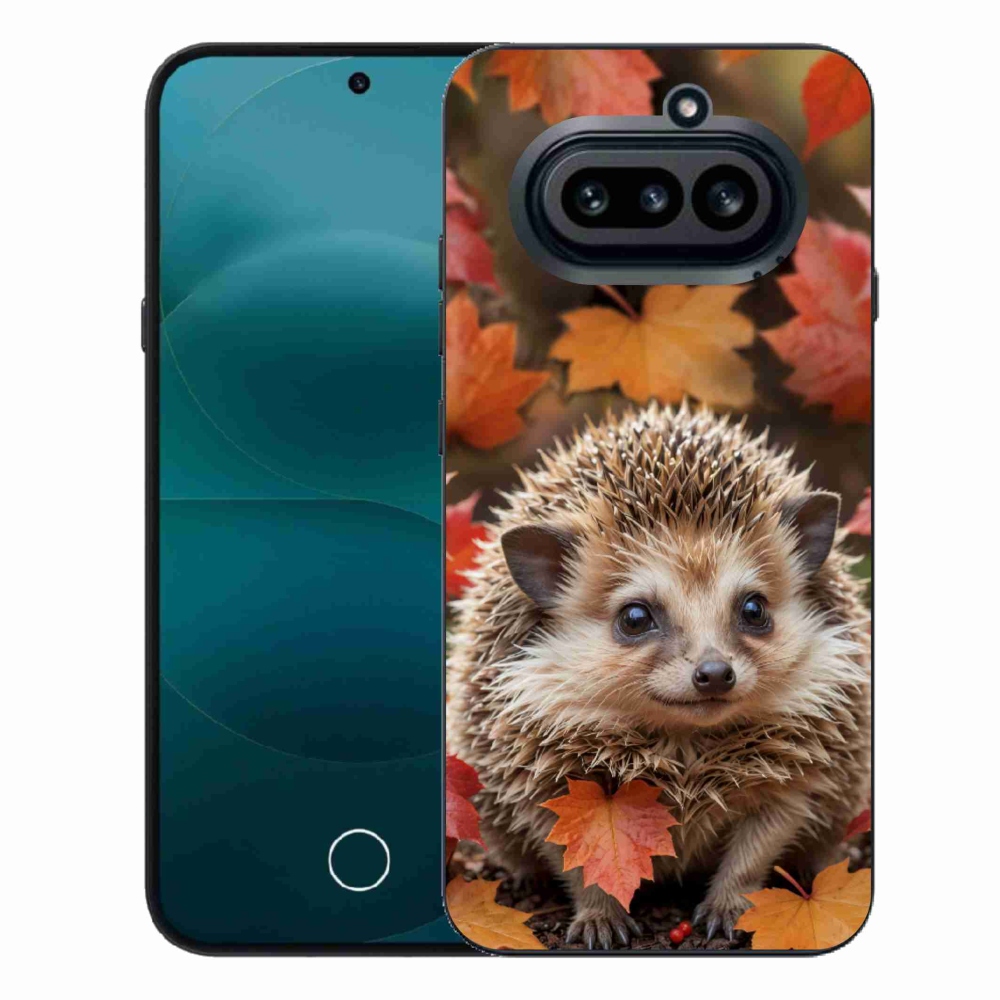 Zselés borító mmCase for Nothing Phone (4a) - sündisznó levelekben