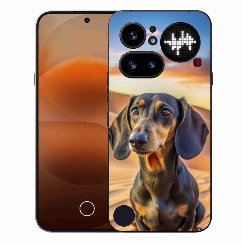 Zselés borítás mmCase a Nothing Phone (4a) - tacskó 3