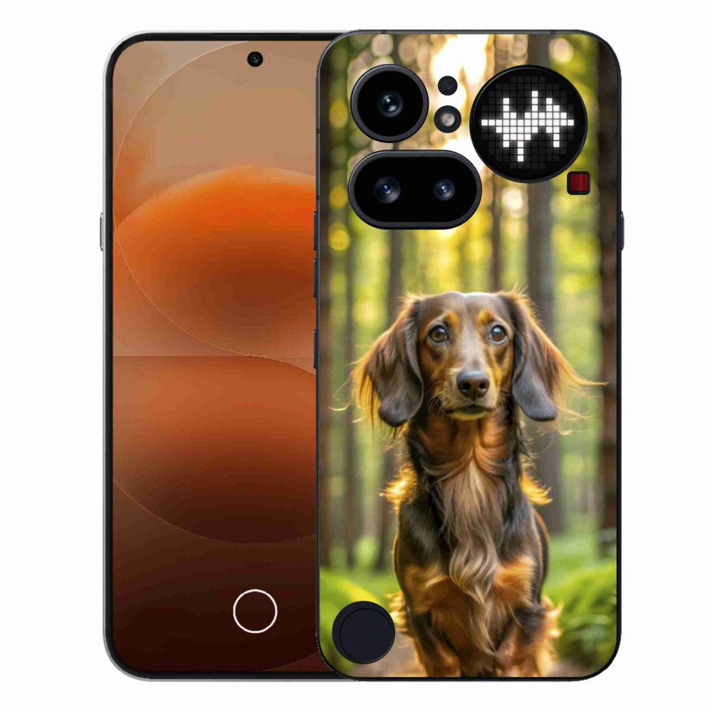 Zselés borítás mmCase a Nothing Phone (4a) - tacskó 4