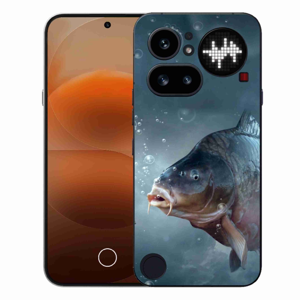 Zselés borítás mmCase a Nothing Phone (4a) - ponty és buborékok