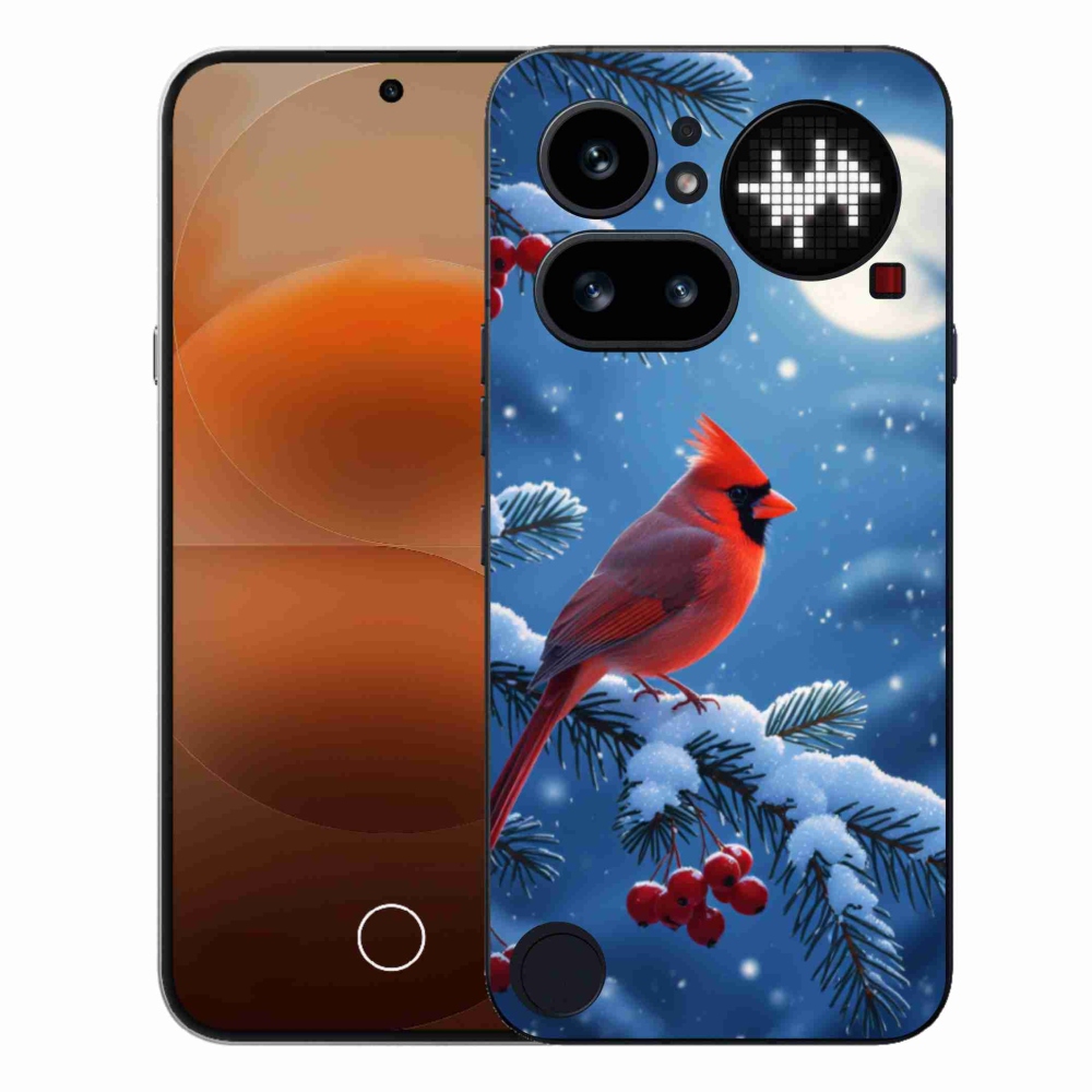Zselés tok mmCase a Nothing Phone-hoz (4a) - kardinálpiros színű