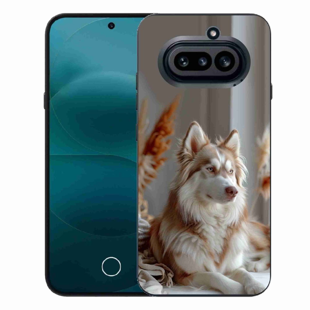 Zselés borítás mmCase a Nothing Phone (4a) - csendes szibériai husky