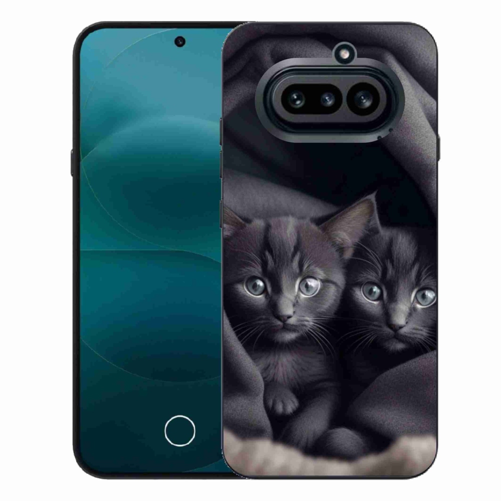Zselés borítás mmCase a Nothing Phone-hoz (4a) - cat duo