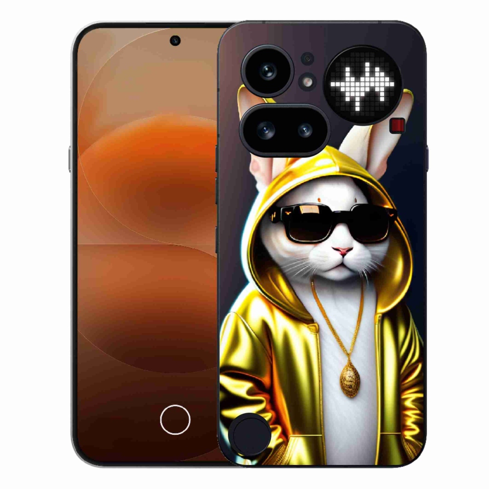 Zselés borítás mmCase a Nothing Phone-hoz (4a) - cat boss
