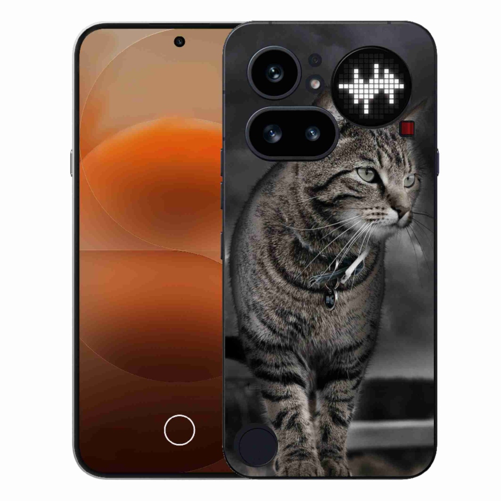 Zselés tok mmCase a Nothing Phone-hoz (4a) - cat