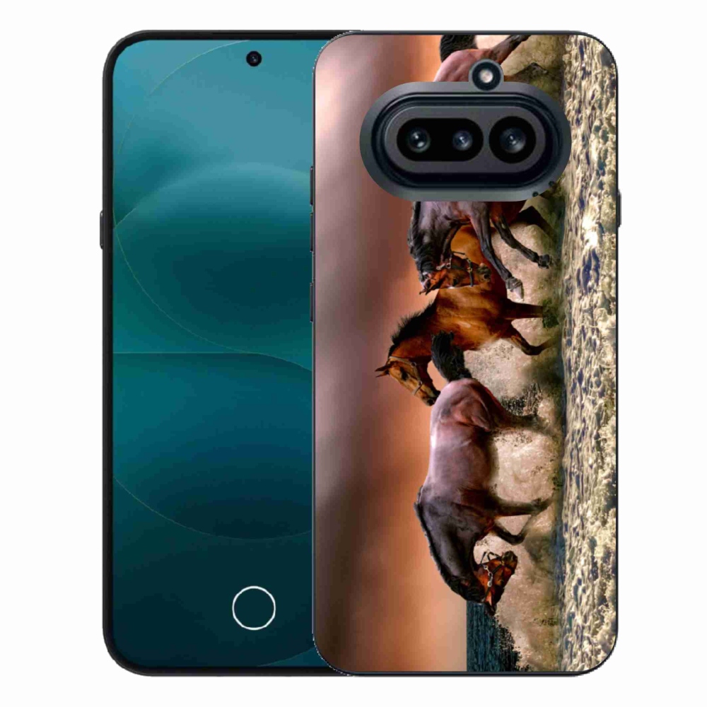 Zselés borítás mmCase for Nothing Phone (4a) - lovak 1