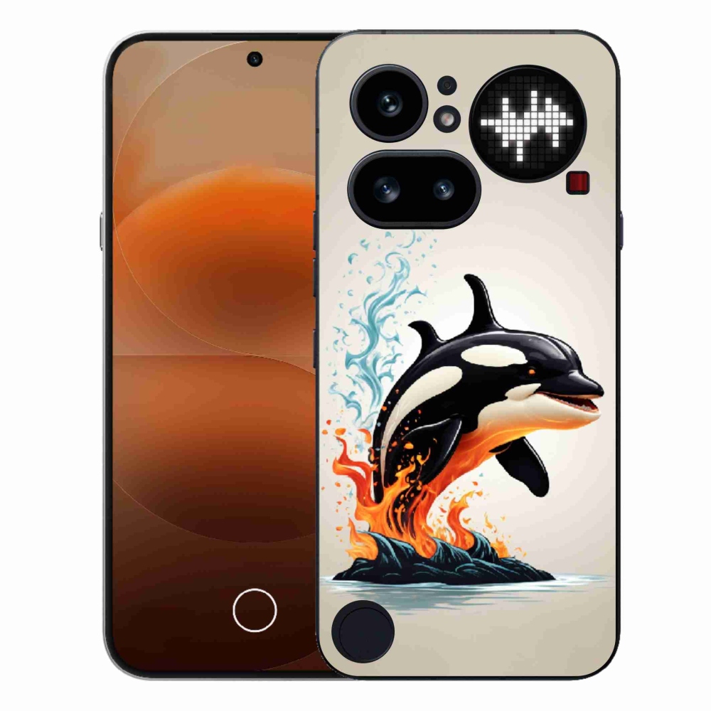 Zselés borító mmCase a Nothing Phone (4a) - íriszes telefonhoz