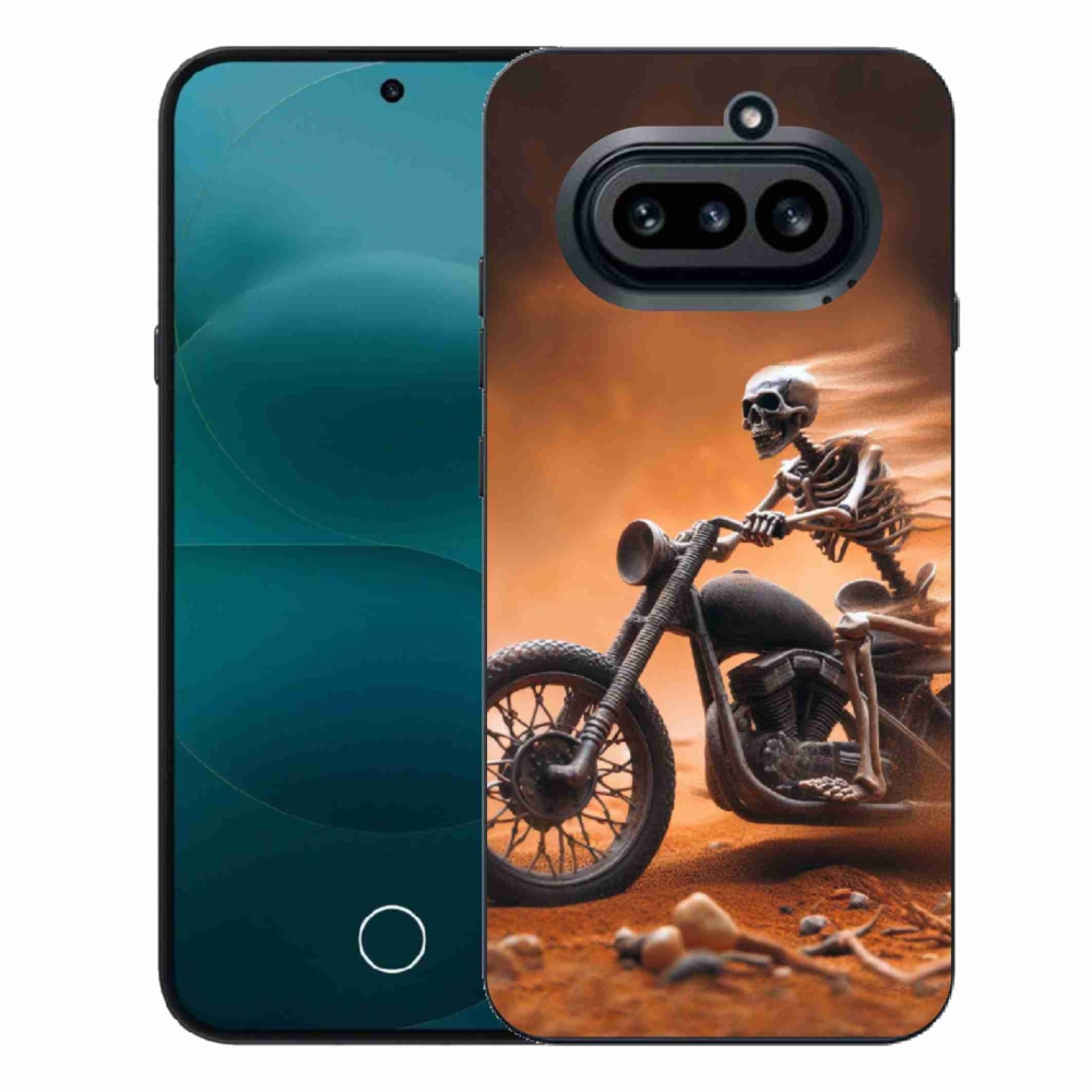 Zselés borítás mmCase a Nothing Phone (4a) - motoros csontvázhoz