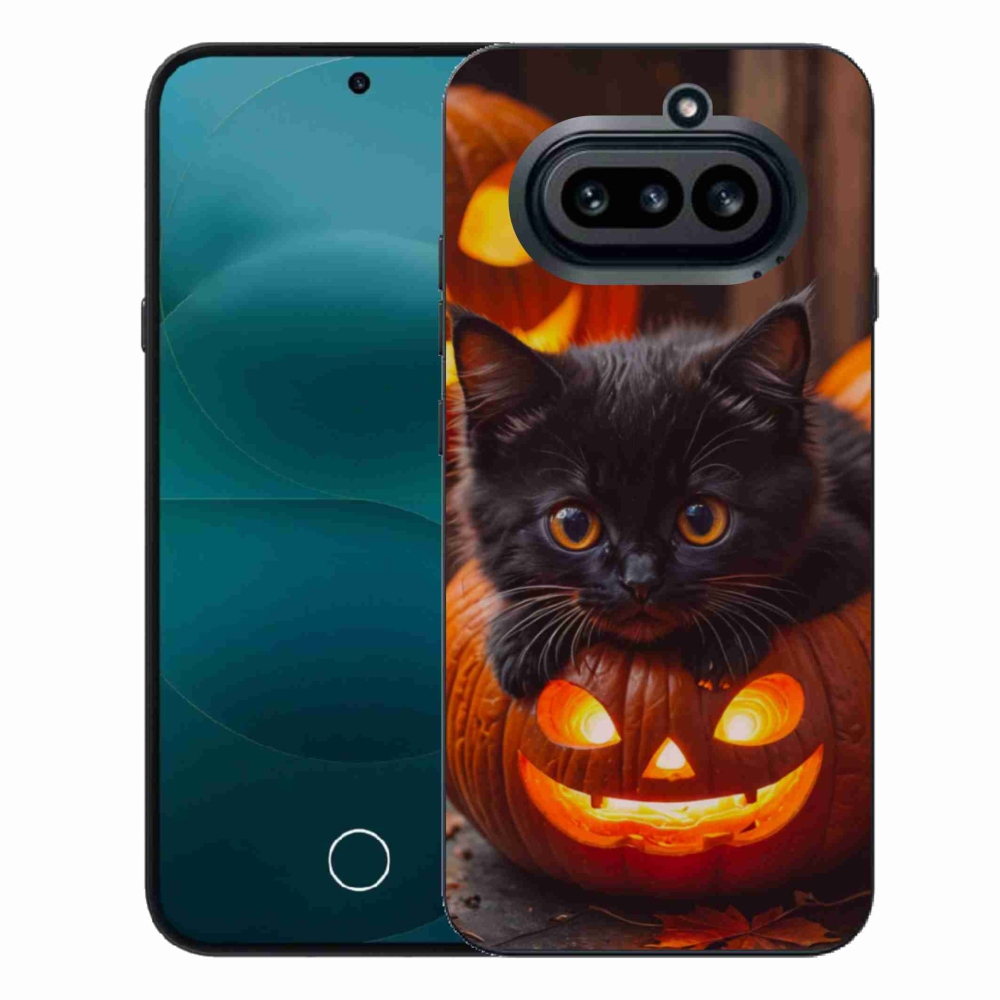 Zselés borítás mmCase a Nothing Phone (4a) telefonhoz - cica és tök