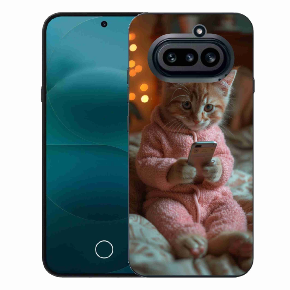 Gél borító mmCase for Nothing Phone (4a) - baba mobiltelefonnal
