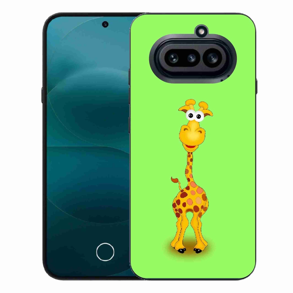 Zselés borító mmCase a Nothing Phone (4a) telefonhoz - rajzfilm zsiráf