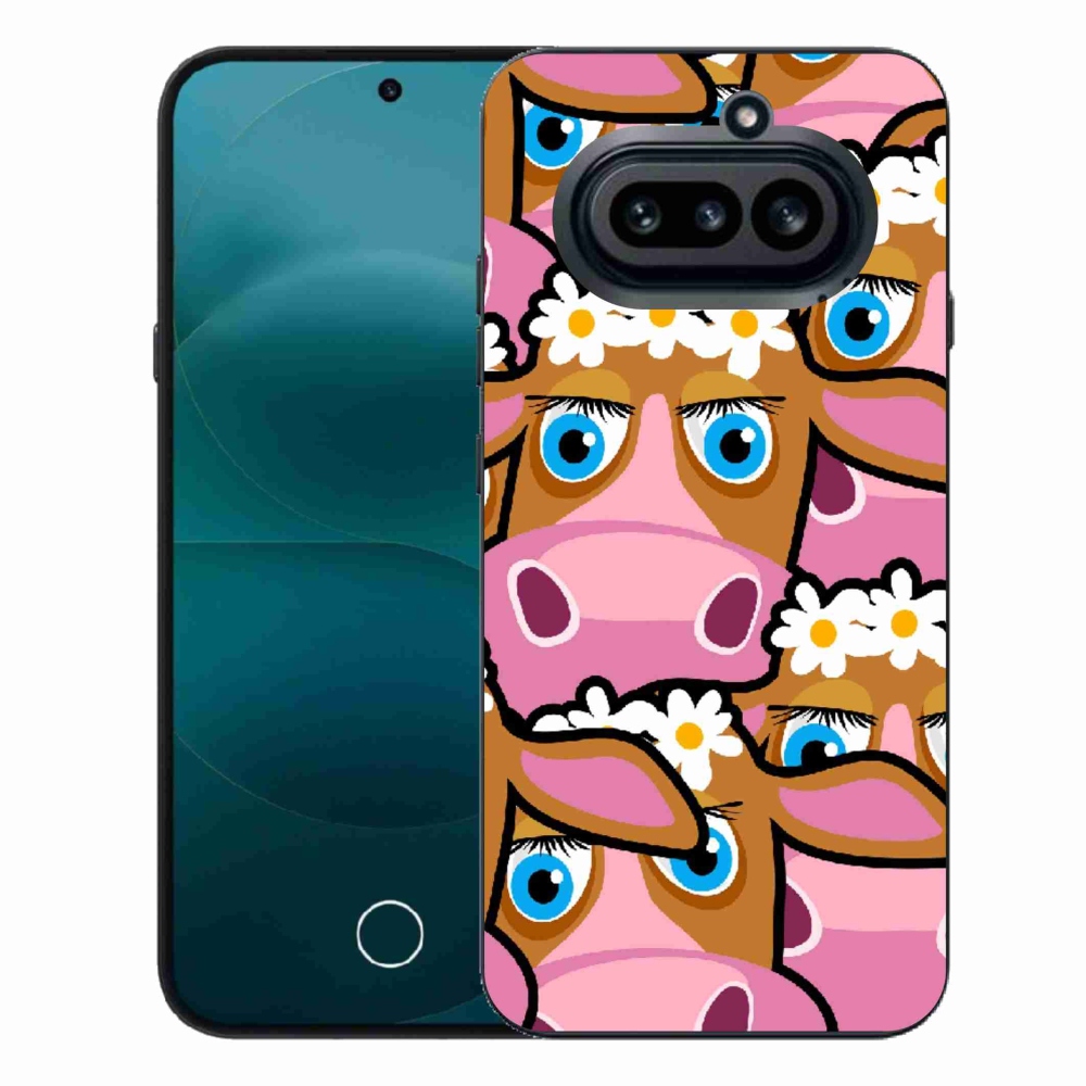 Zselés borítás mmCase a Nothing Phone (4a) - rajzfilm tehenek