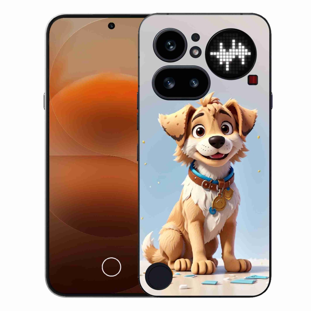 Zselés borítás mmCase a Nothing Phone (4a) - rajzfilm kiskutya