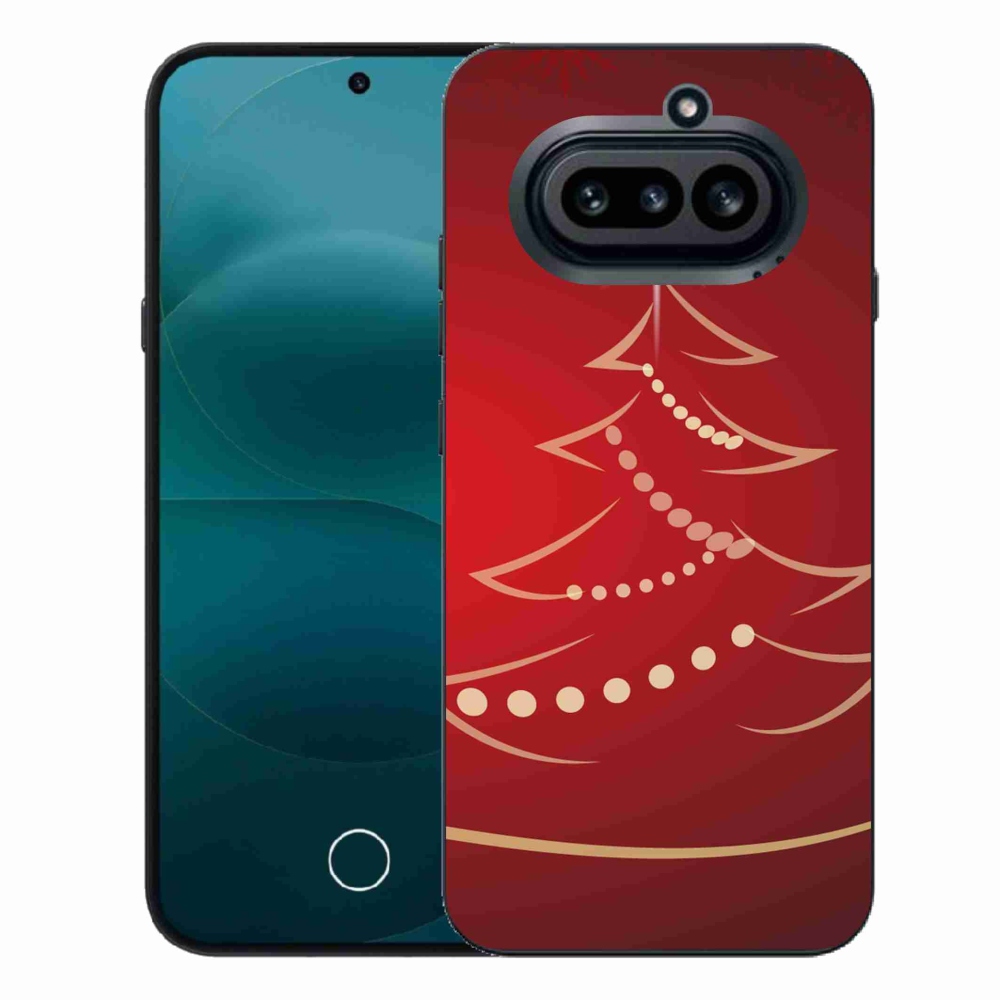 Zselés borító mmCase a Nothing Phone (4a) - karácsonyfa karikatúra