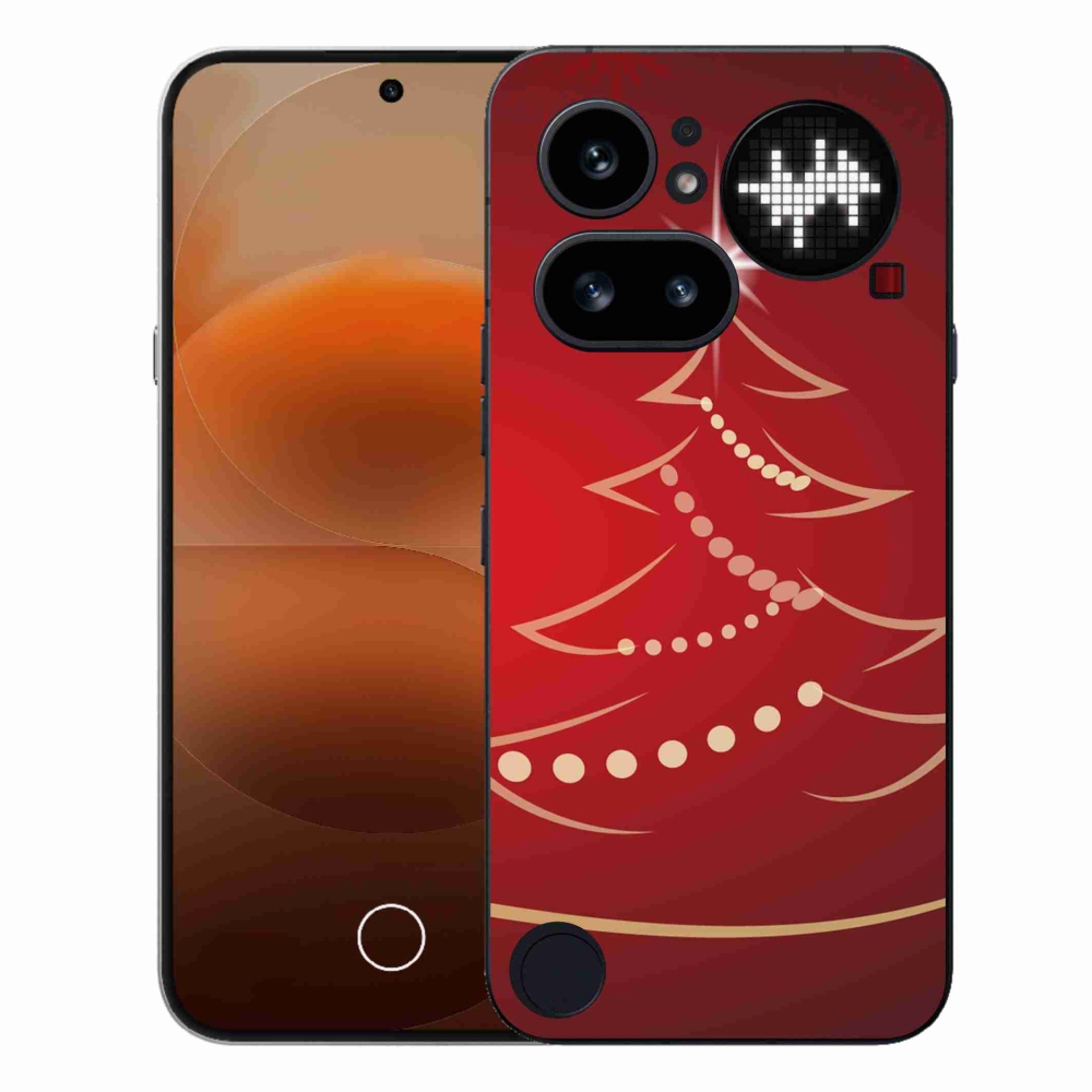 Zselés borító mmCase a Nothing Phone (4a) - karácsonyfa karikatúra