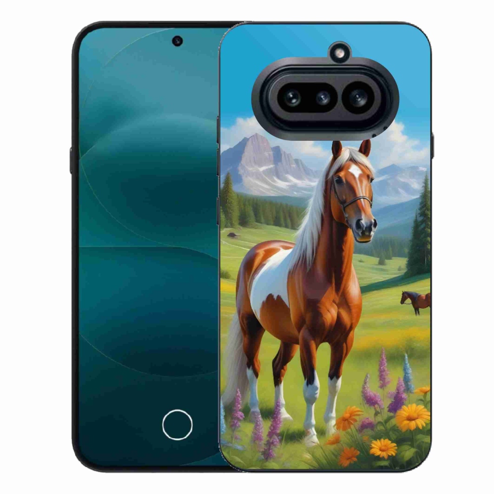Zselés borító mmCase a Nothing Phone-hoz (4a) - ló a réten