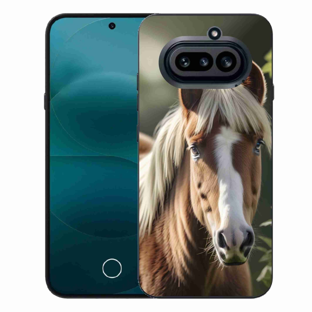 Zselés borítás mmCase for Nothing Phone (4a) - ló, világos sörénnyel