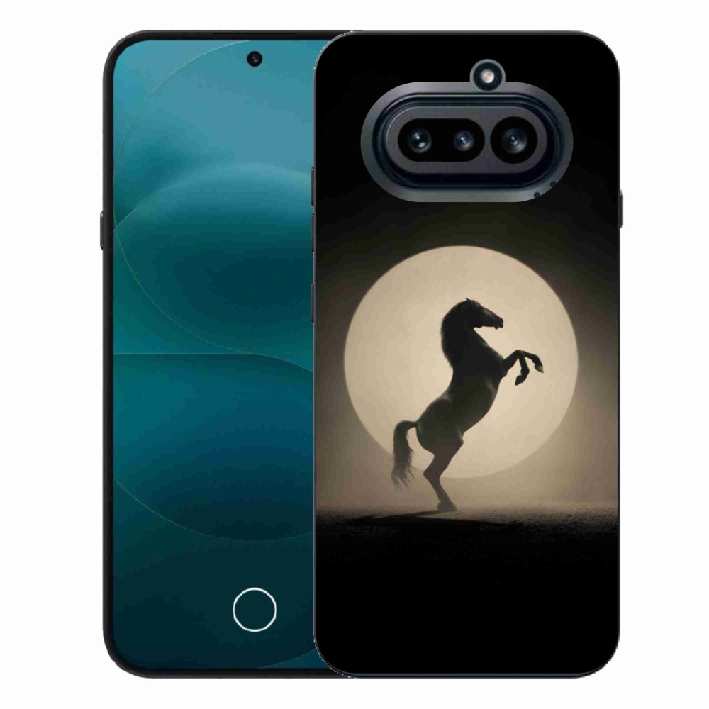 Zselés borítás mmCase a Nothing Phone (4a) telefonhoz - ló sziluettben