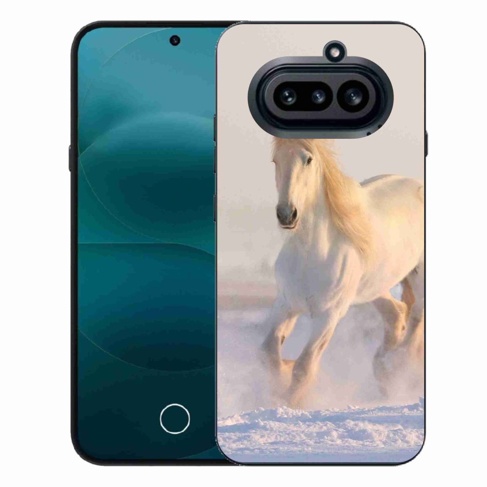 Zselés borítás mmCase for Nothing Phone (4a) - ló a hóban