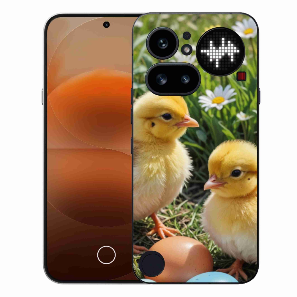 Zselés borítás mmCase a Nothing Phone-hoz (4a) - csibék