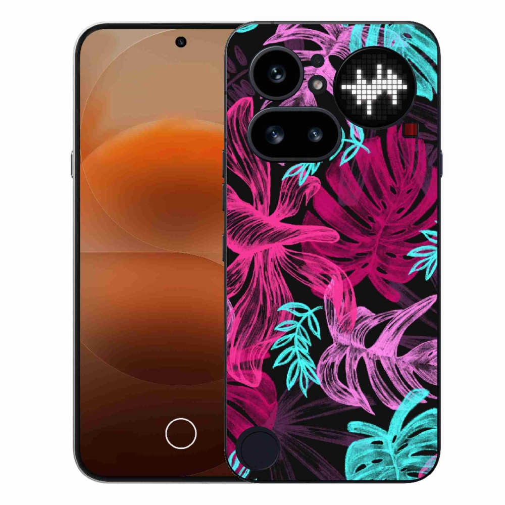 Zselés borító mmCase a Nothing Phone (4a) - virágok 1