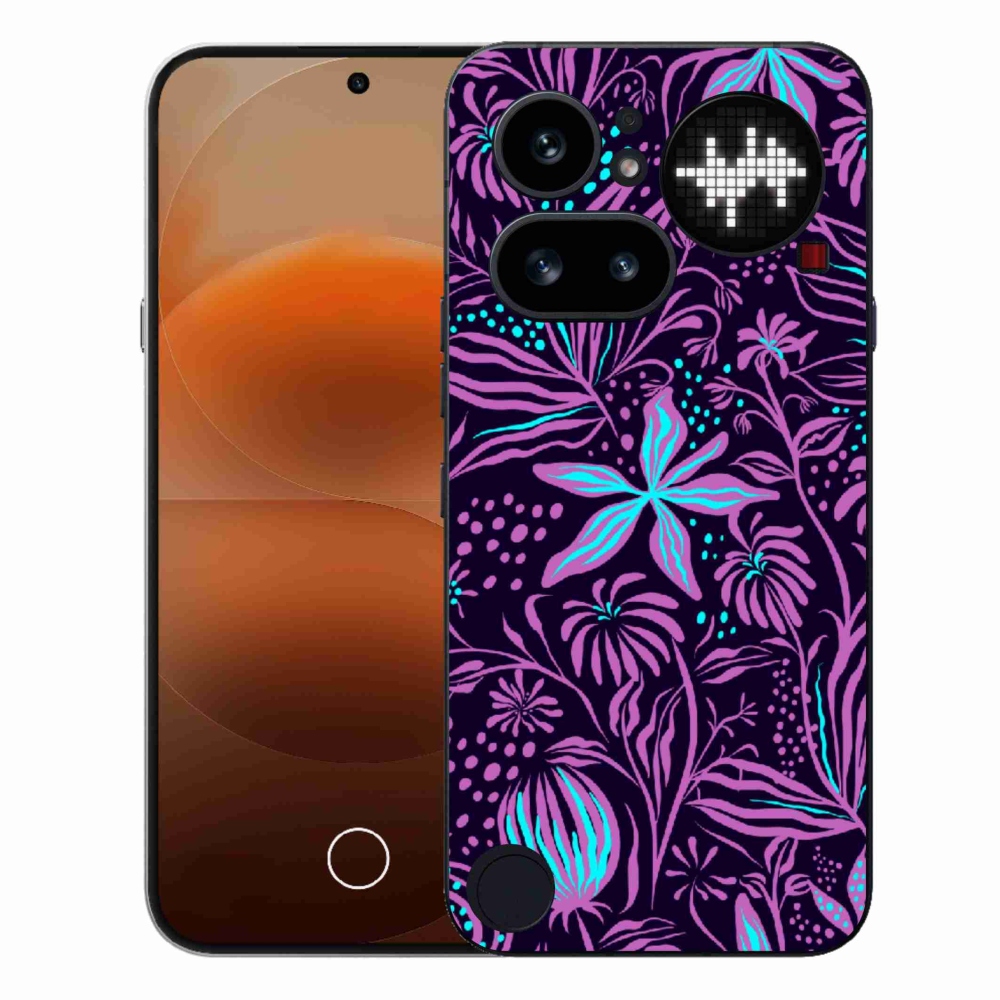 Zselés borító mmCase a Nothing Phone (4a) - virágok 2