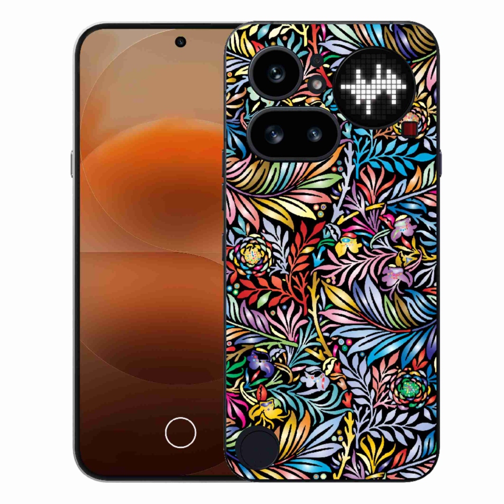 Zselés borító mmCase a Nothing Phone (4a) - virágok 5