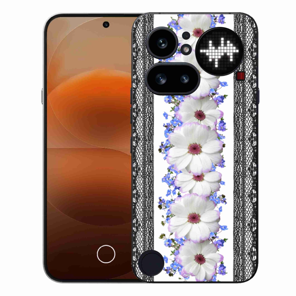 Zselés borító mmCase a Nothing Phone (4a) - virág 8