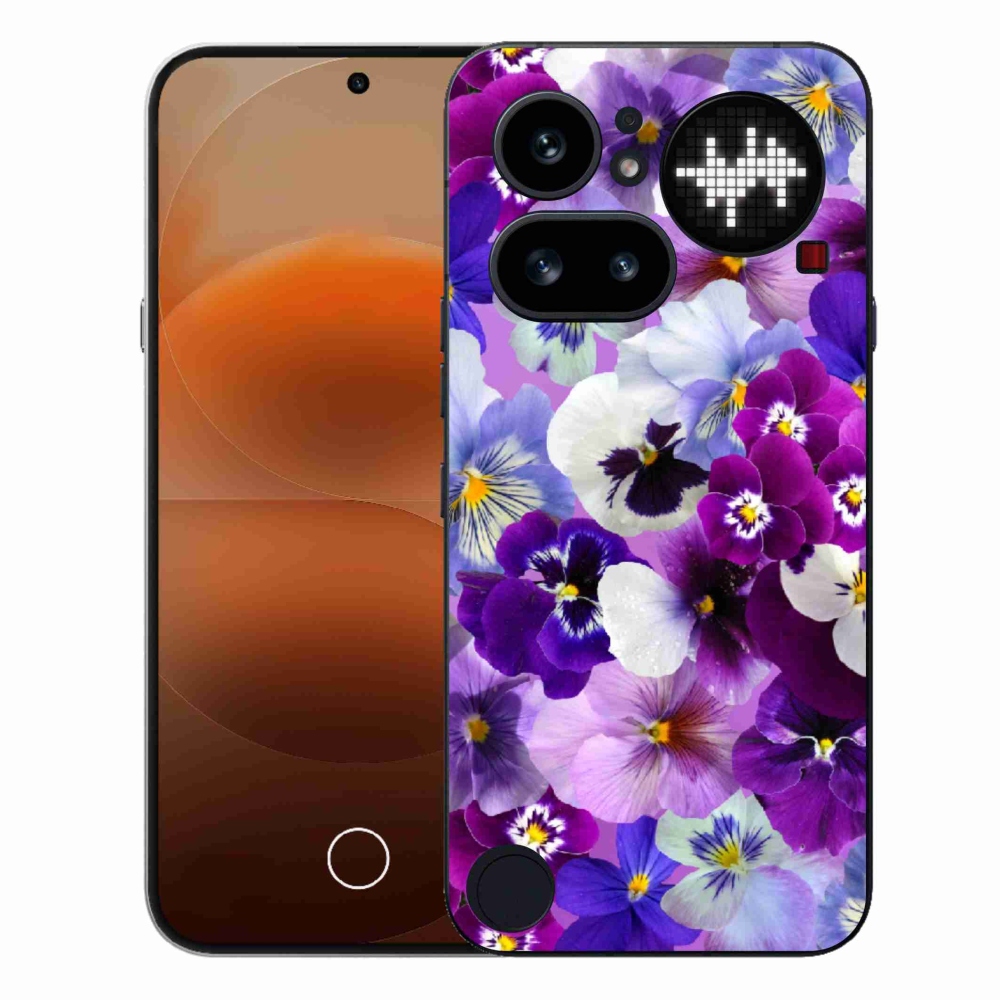Zselés borító mmCase a Nothing Phone (4a) - virág 9