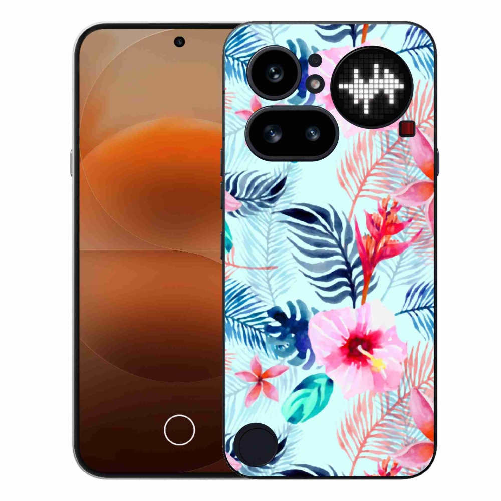 Zselés borítás mmCase a Nothing Phone (4a) - virágok