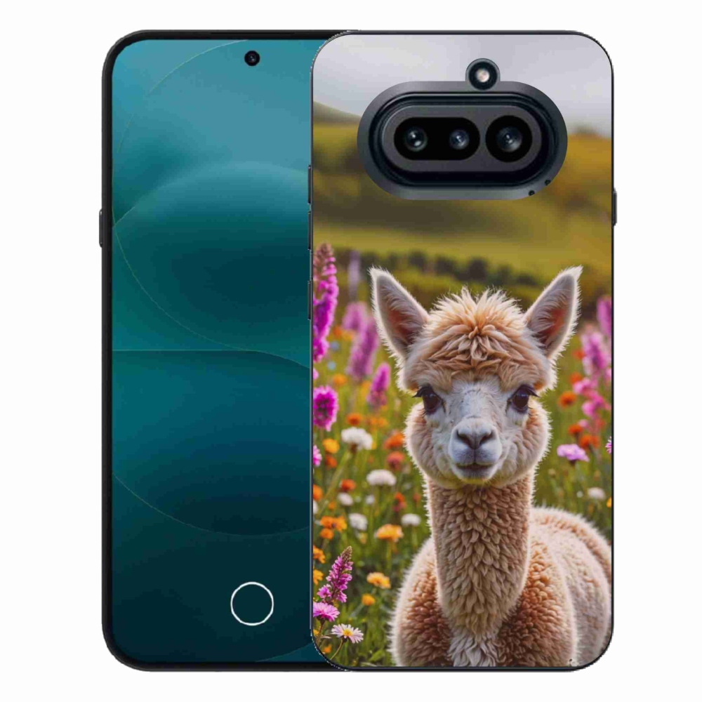 Zselés borító mmCase a Nothing telefonhoz (4a) - láma a réten