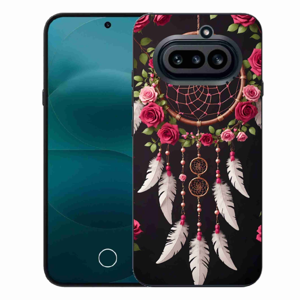 Gél borító mmCase a Nothing Phone (4a) számára - álomfogó rózsákkal