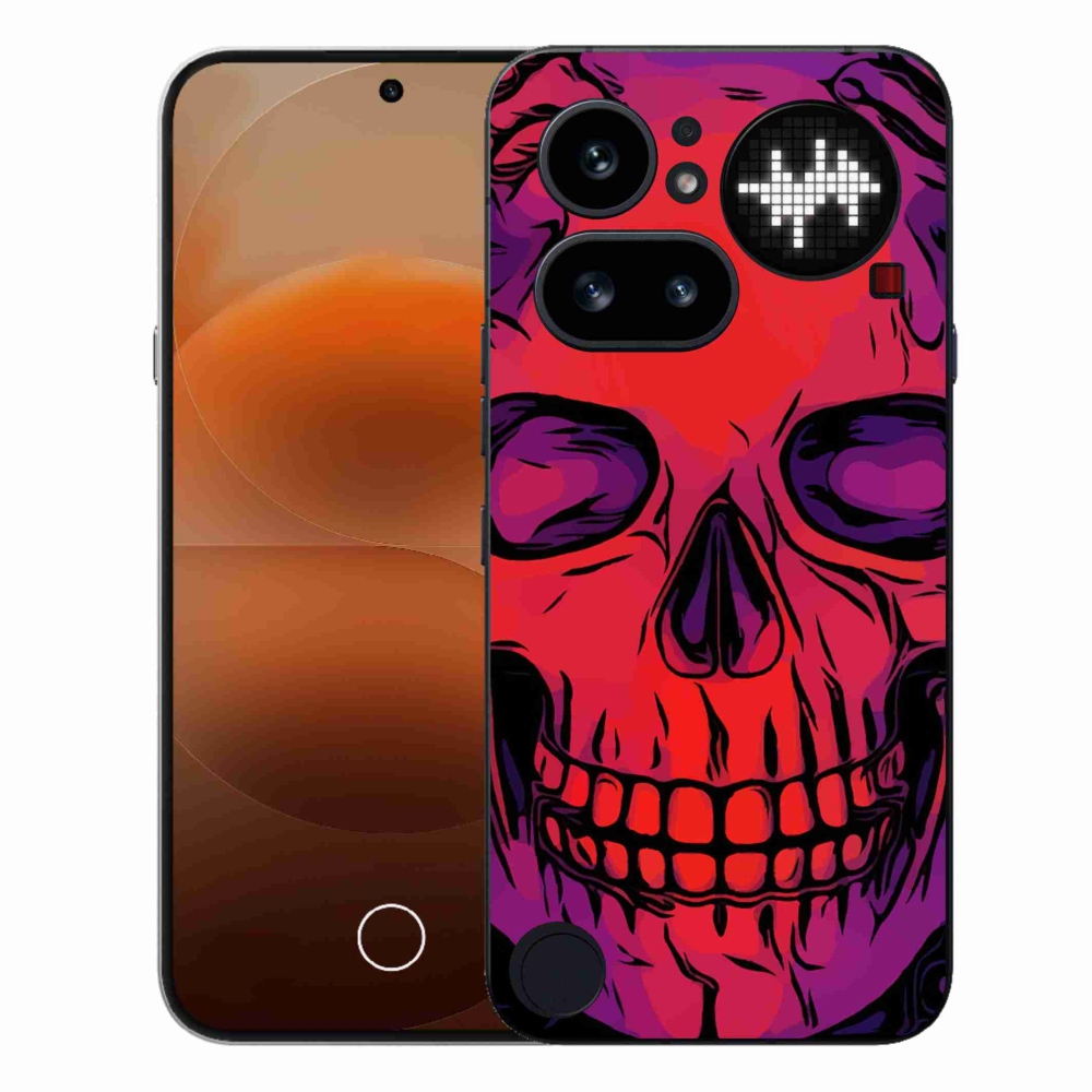 Zselés borítás mmCase a Nothing Phone (4a) - koponya