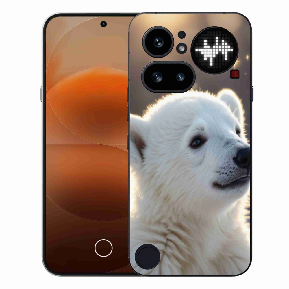 Zselés tok mmCase a Nothing Phone (4a) telefonhoz - jegesmedve