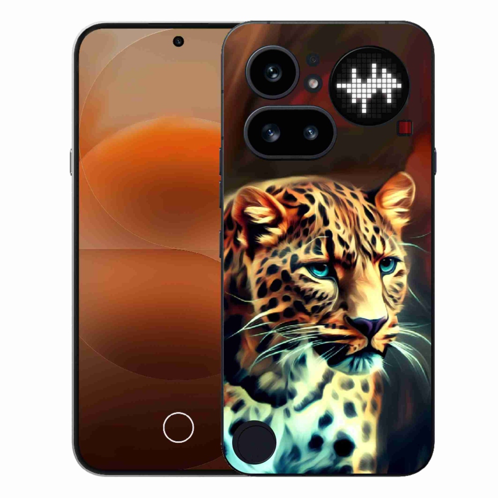 Zselés tok mmCase a Nothing Phone (4a) készülékhez - leopárd színű