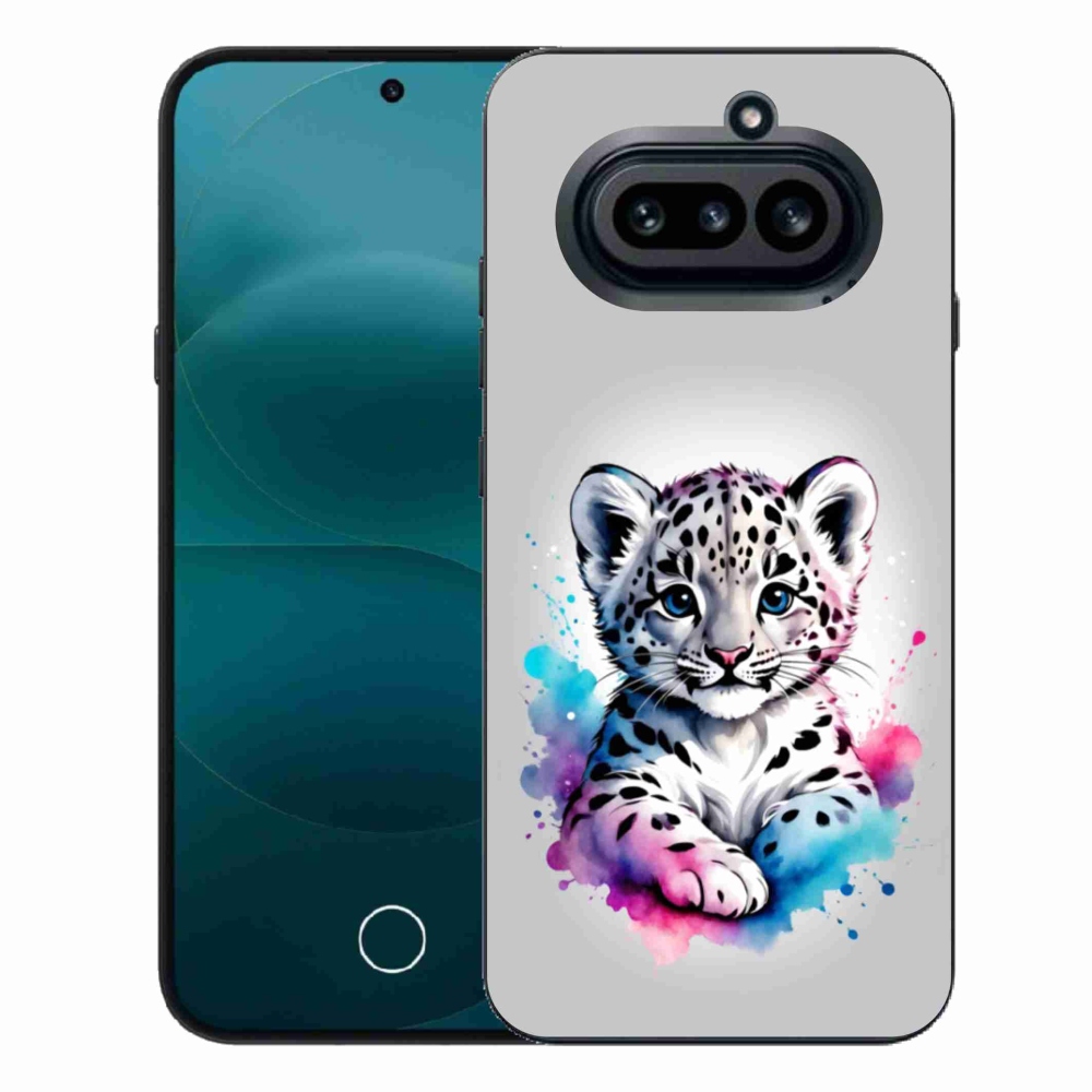 Zselés borítás mmCase a Nothing Phone (4a) telefonhoz - leopárd kölyök